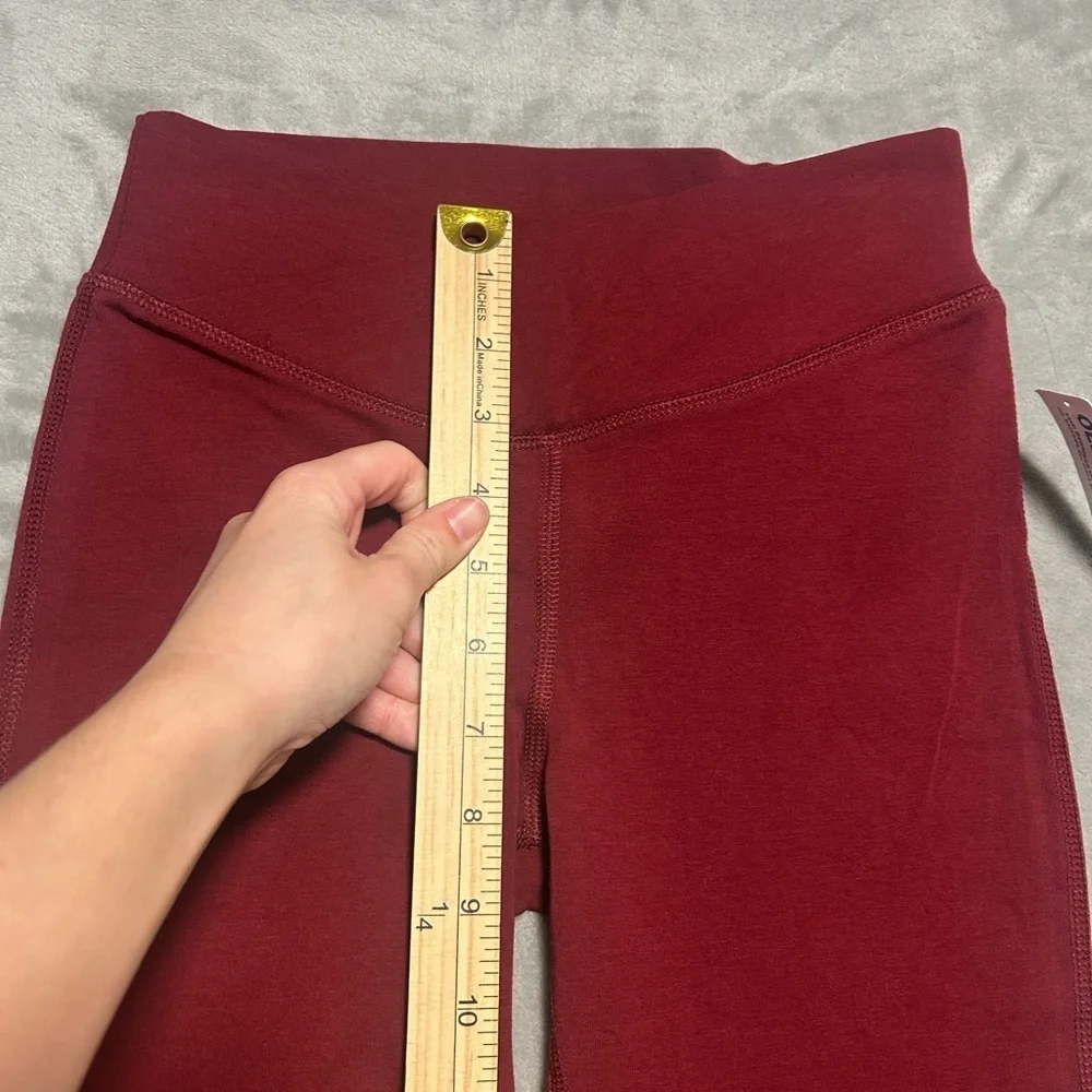 Old Navy Active Powerchill High Rise Flare Leggings Girls Large 10/12 Red Go-Dry